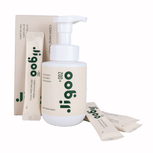 JIGOO CLEAN HANDWASH (Bottle and refill sold as a set)